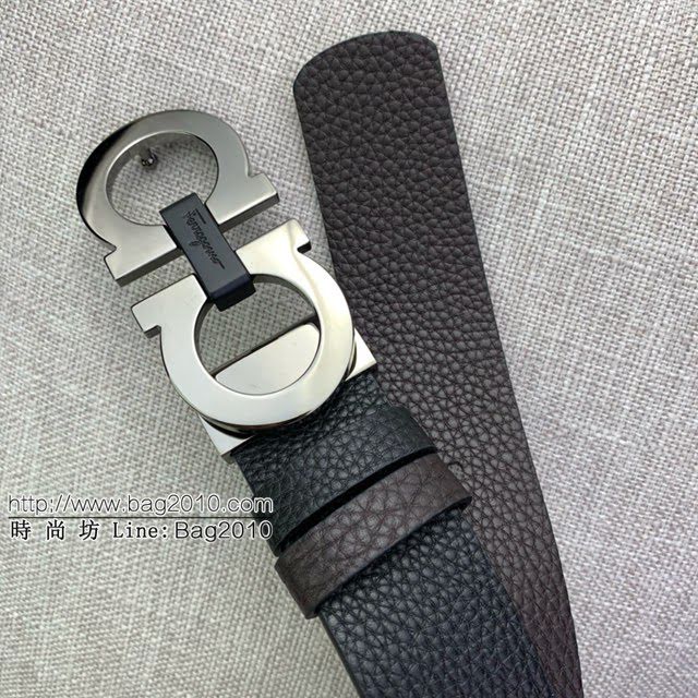 菲拉格慕男士皮帶 Ferragamo雙面牛皮紋理腰帶  jjp1921